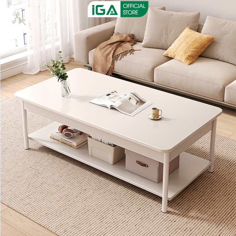Hình ảnh Bàn trà sofa 2 tầng phong cách minimalism thương hiệu IGA - GM137