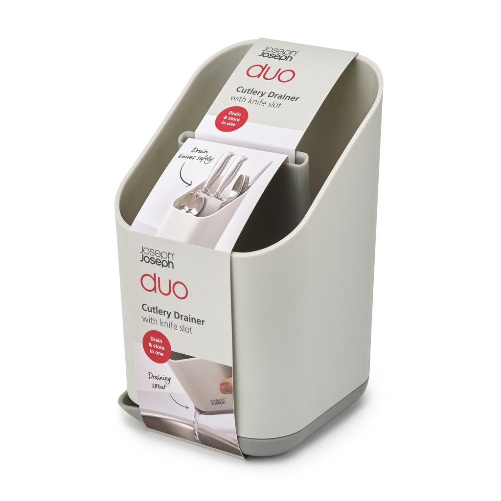 Hộp đựng dao muỗng nĩa Joseph Joseph Duo 800746 - DUO Cutlery Drainer with Knife Slot
