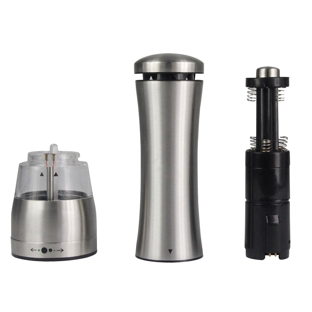 Pepper & Sea Salt Spices Mill Electric Muller Stainless Steel Spices Grinder