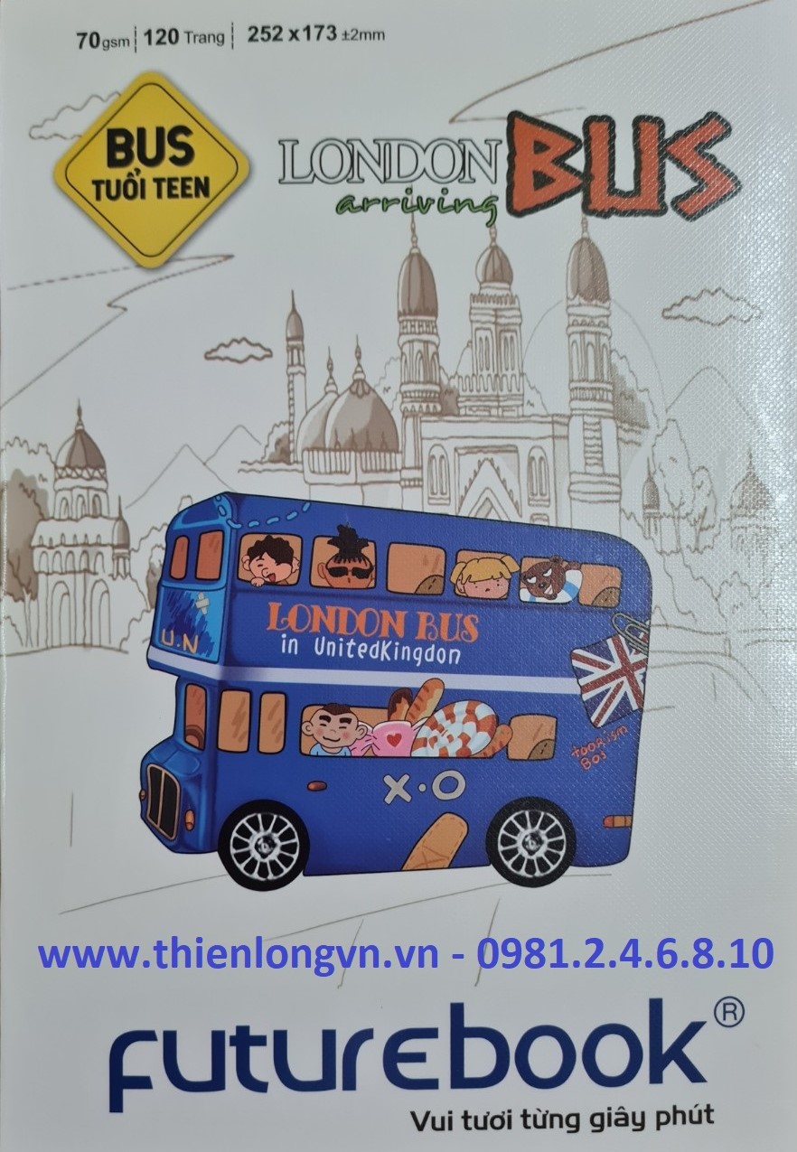 Vở kẻ ngang 120 trang Tuổi Teen Futurebook - DKSV 233C