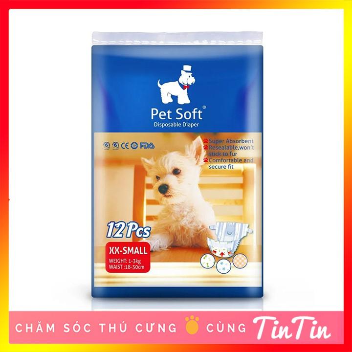 Bỉm Tã Dành Cho Thú Cưng Pet Soft (Bịch 12 Chiếc) Giá Rẻ