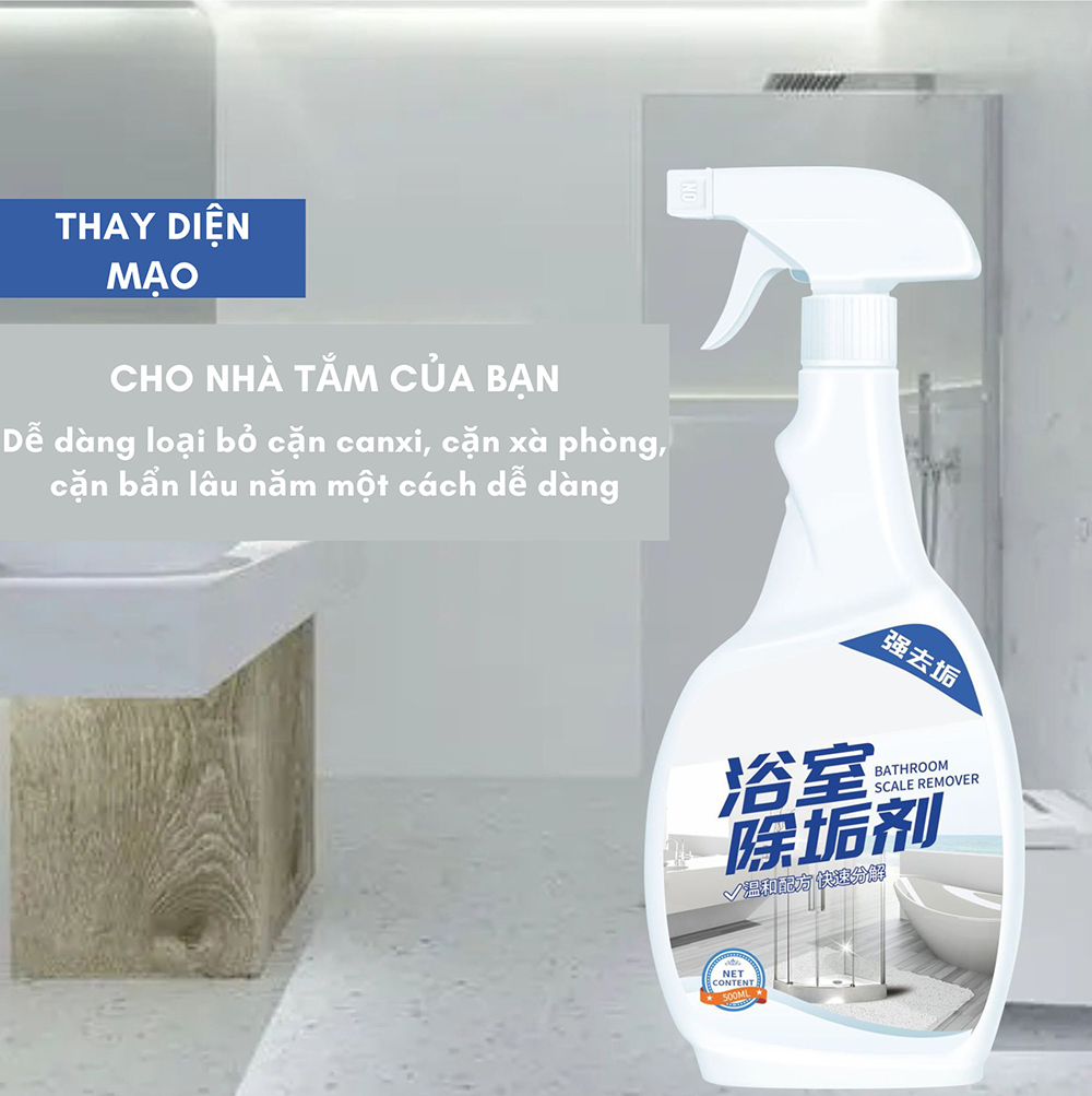 Chai Xịt Tẩy Vệ Sinh Nhà Tắm 500Ml Bathroom Remover