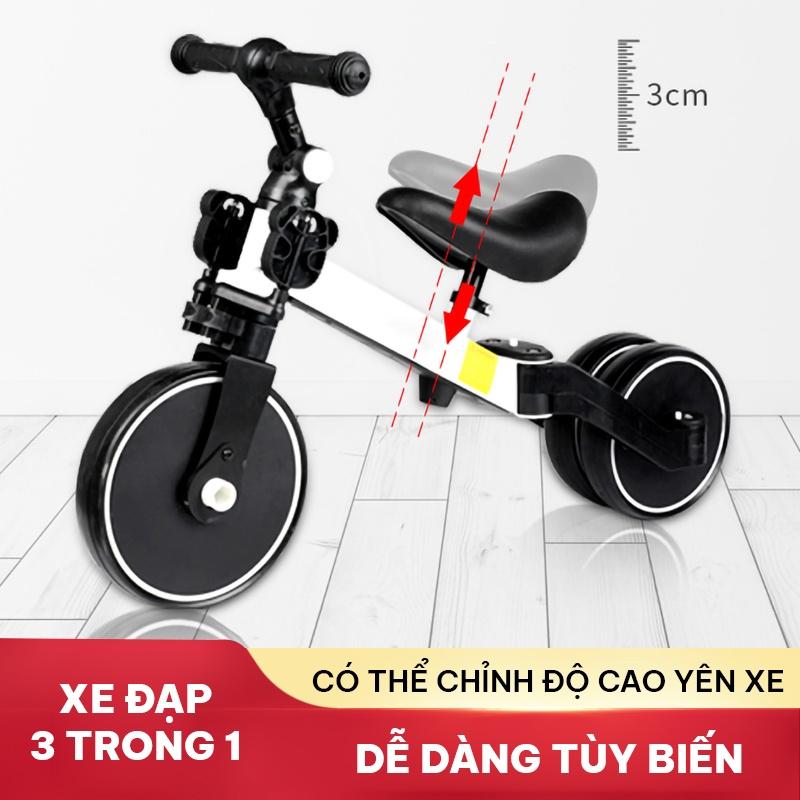 Xe chòi chân cho bé Xe đạp 3 trong 1 rất tiện lợi dễ dàng tùy biến khung sườn chắc chắn phù hợp cho trẻ từ 1-6 tuổi