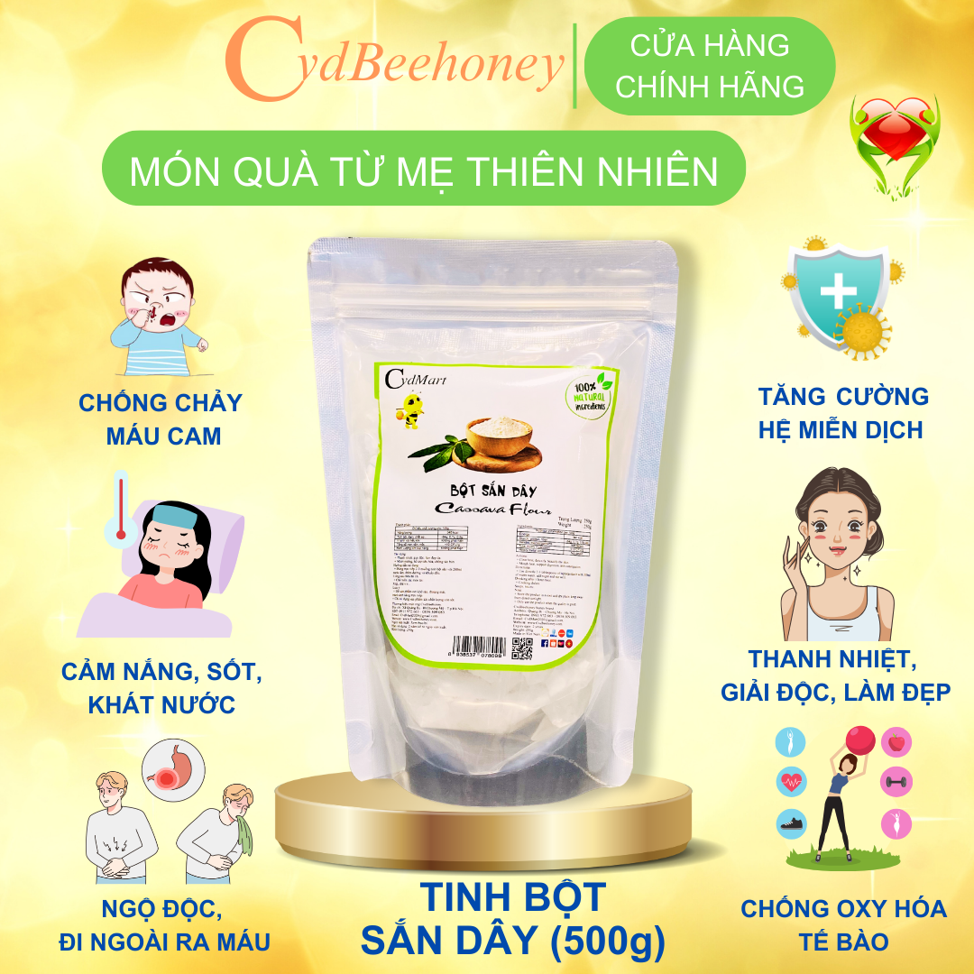 Bột Sắn CvdMart Dây 500g - Cassava flour