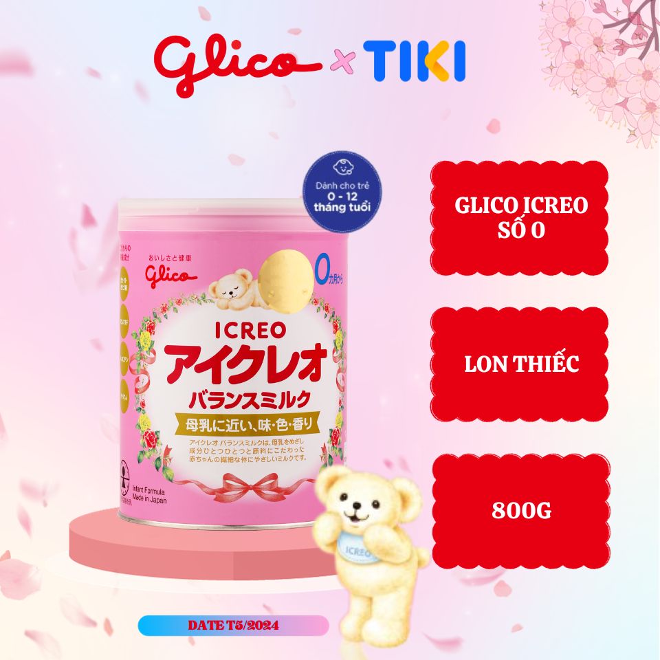 Sữa Glico Icreo Balance Milk (Icreo Số 0) - Hộp 800g