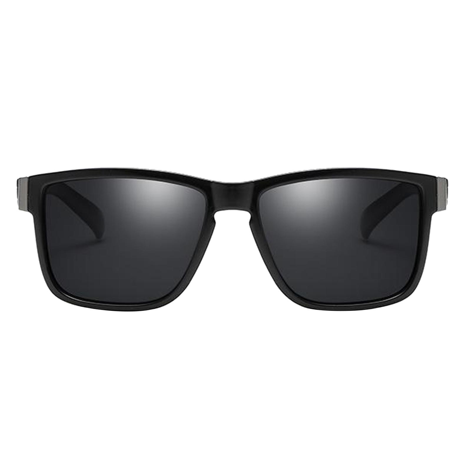 Polarized Cycling Goggles Running Anti-glare Ski Golf Sunglasses Black