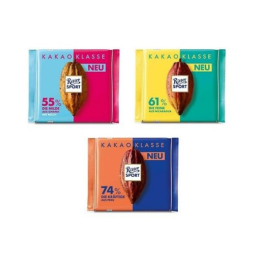 Chocolate Ritter Sport Kakao Mix hỗn hợp gói 150gr