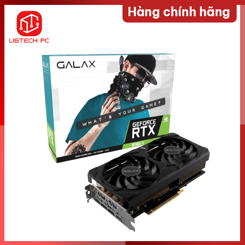 Card Màn Hình GALAX GeForce RTX 3060 Ti (1-Click OC) LHR 8GB DDR6 Hàng Chính Hãng