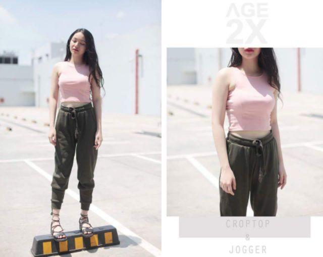 ÁO CROPTOP BODY 3 LỖ THỂ THAO #AGE2X