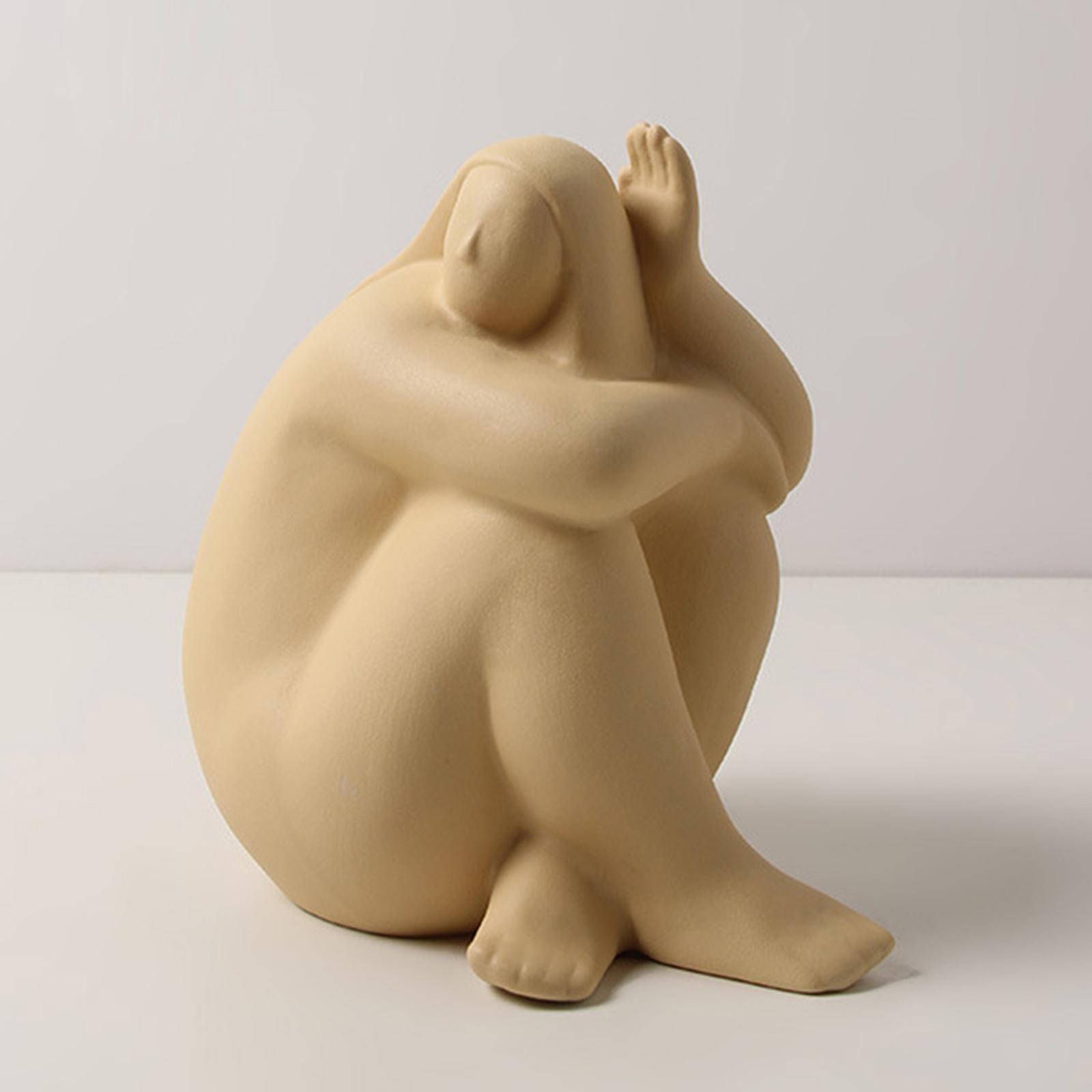 Art Figure Statue Abstract Character Figurine for Tabletop Office Decor