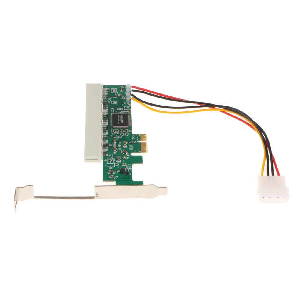 2x High Efficiency PCI- PCI-E to PCI Riser Card Converter for PC