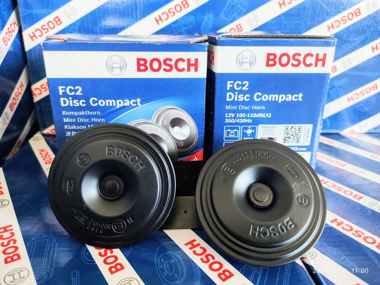 Còi Dĩa Nhỏ Bosch FC2 12V - Dành Cho Xe Du Lịch