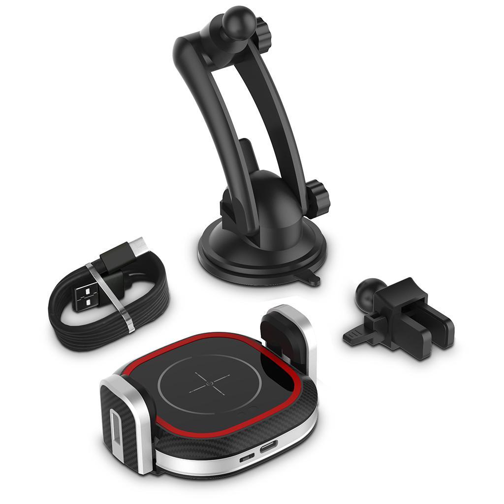 Mobile Phone Car Mount Sucker Bracket Car Charging Holder Wireless Charger
