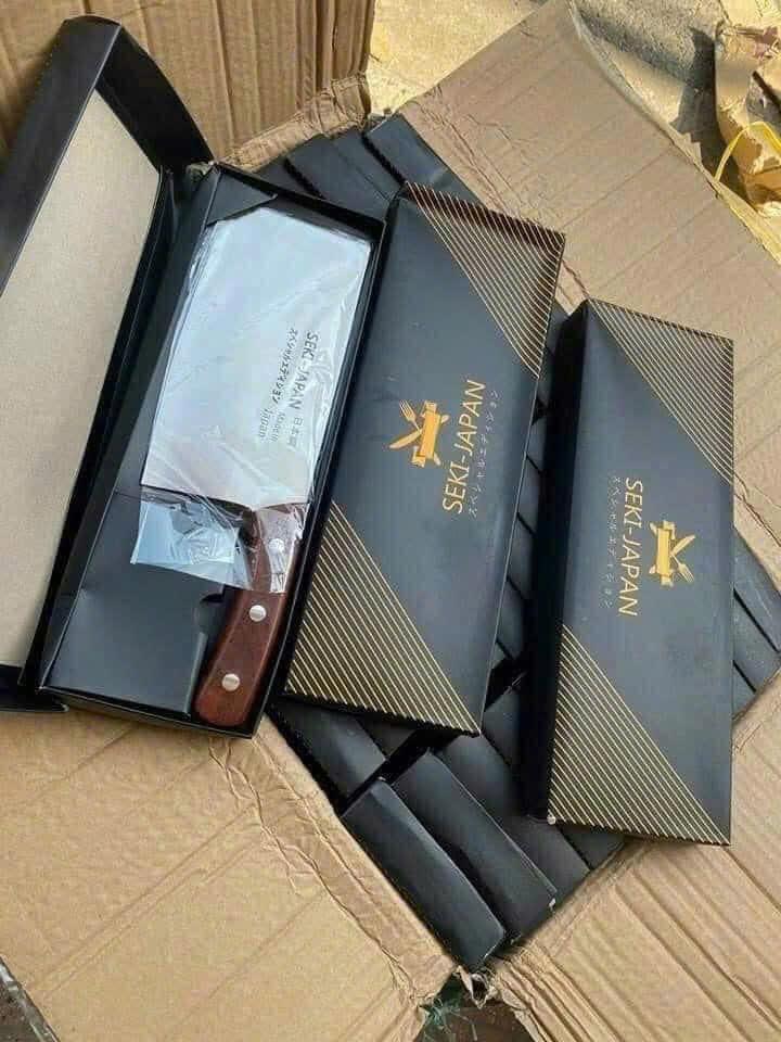 Dao Chặt Xương Cao Cấp Seki Nhật Bản, Dao Làm Bếp Thép Không Gỉ Chắc Chắn Chặt Xương Chặt Gà