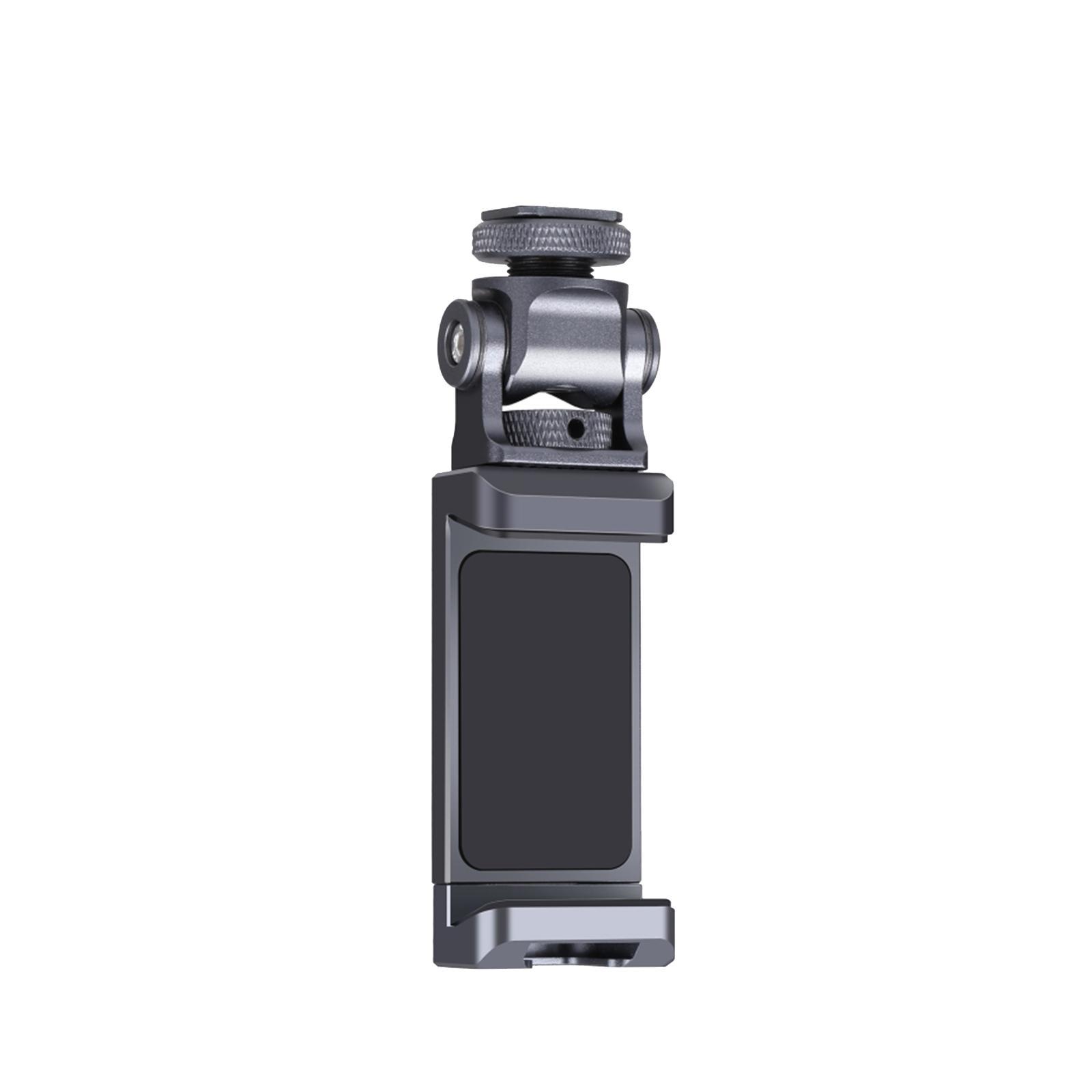Phone Tripod Mount Holder Portable Phone clamp for Microphone Video Light