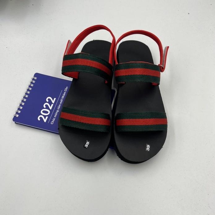 Dép xăng đan nam nữ A6 dù lót đỏ ( sandal đồng nai )