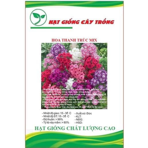 Hạt Giống Hoa Thanh Trúc Nhiều Màu CT462 - Gói 50 hạt