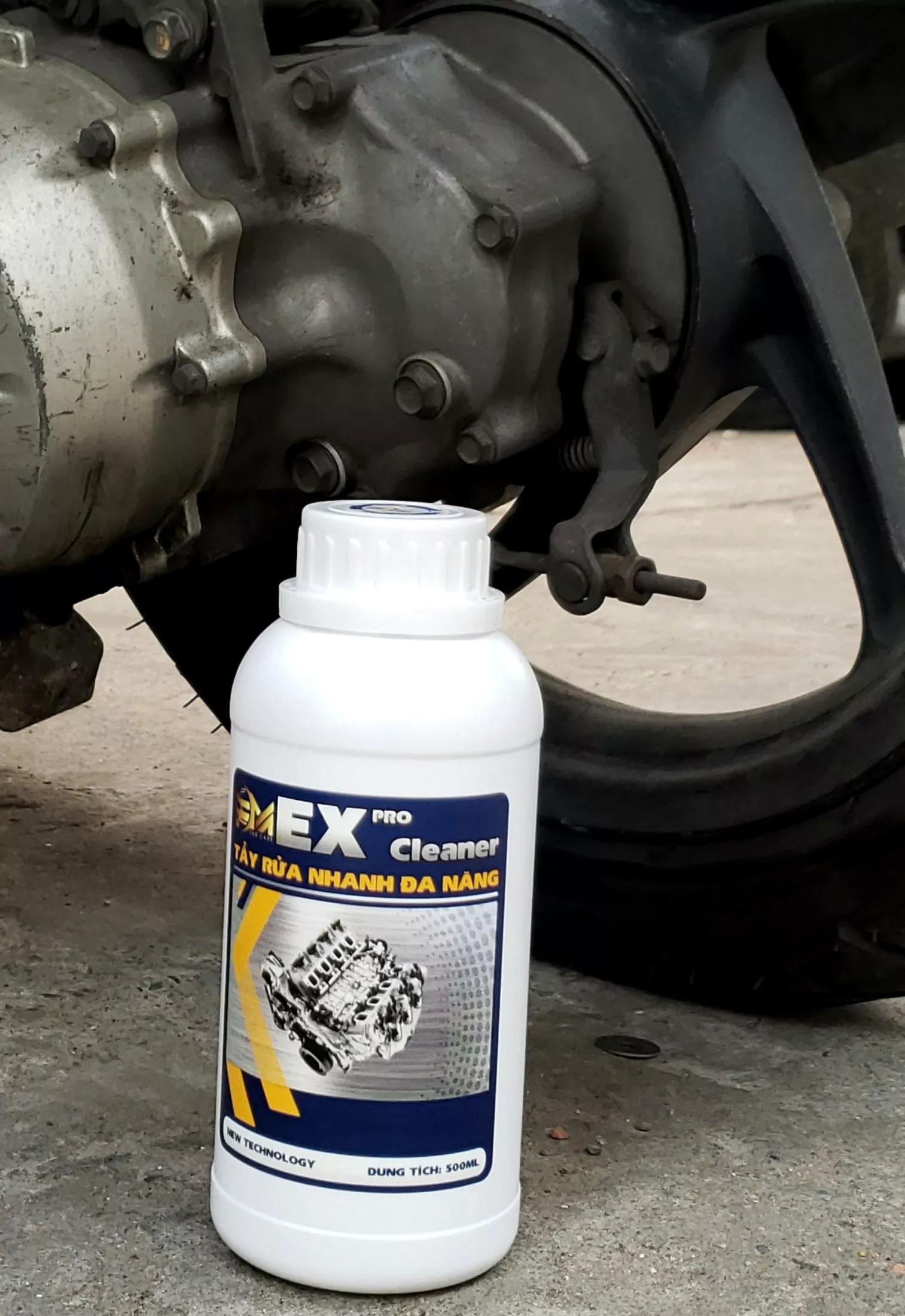 Dung dịch tẩy đầu bò, lốc máy, gỉ sét, tẩy kính, tẩy dầu mỡ, rửa xe EXpro Cleaner 500ml