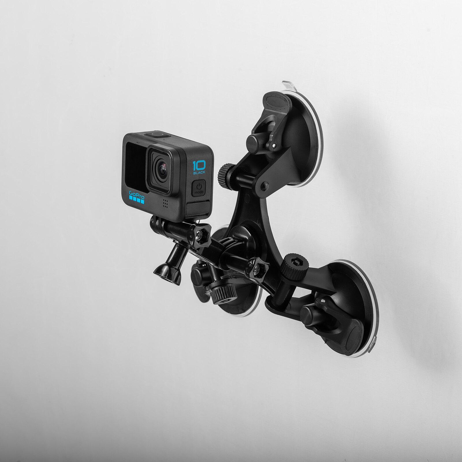 Interior Exterior Car Sunroof Mobile Phone Shooting Bracket Set Suction Cup Holder Compatible For Dji Handheld Osmo Gimbal/Gopro 10/9 Camera
