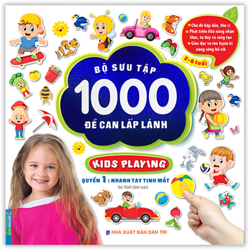 Bộ Sưu Tập 1000 Đề Can Lấp Lánh - QUYỂN 1 : Nhanh Tay Tinh Mắt