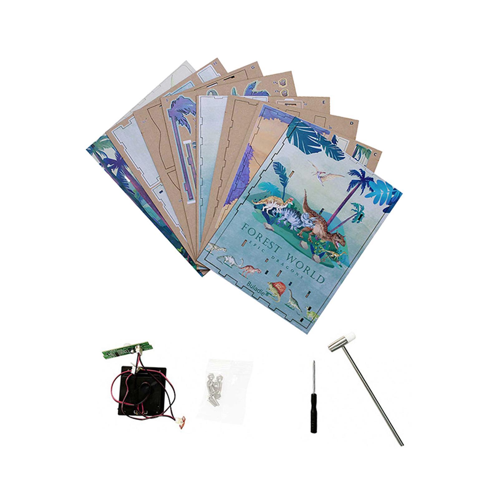 DIY Wooden Miniature Dollhouse Kits Fashion Perfect Gift Creative Book Stand