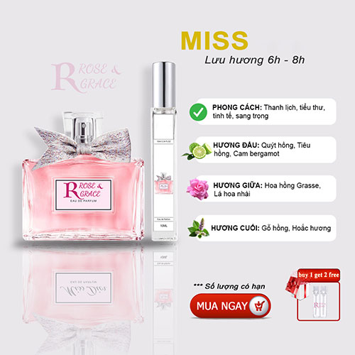 [Auth - 10ml] Nước Hoa Nữ Miss D.o.r chiết 10ml - Hương Trẻ Trung, Lôi Cuốn, Quyến Rũ