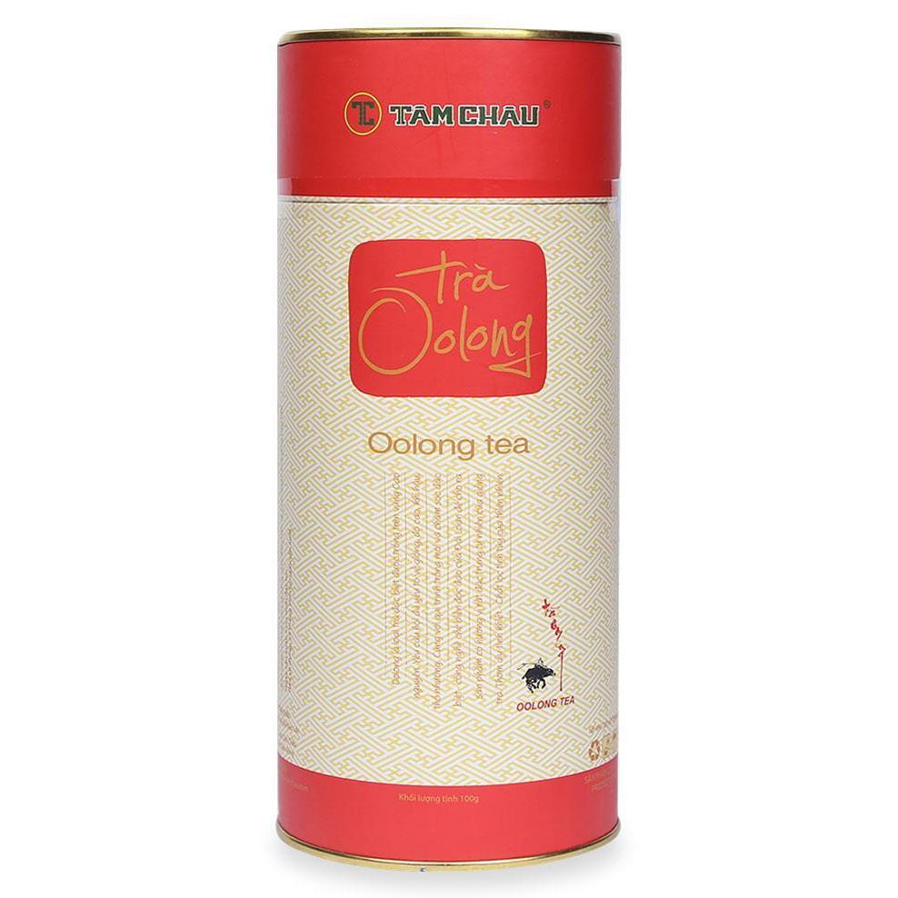 Trà Oolong Tâm Châu lon giấy 100gr