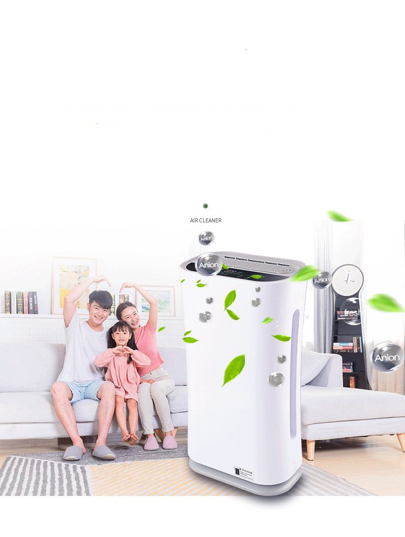 Máy lọc không khí Khử mùi diệt khuẩn công nghệ Hepa tạo ion âm AIR PURIFER cao cấp