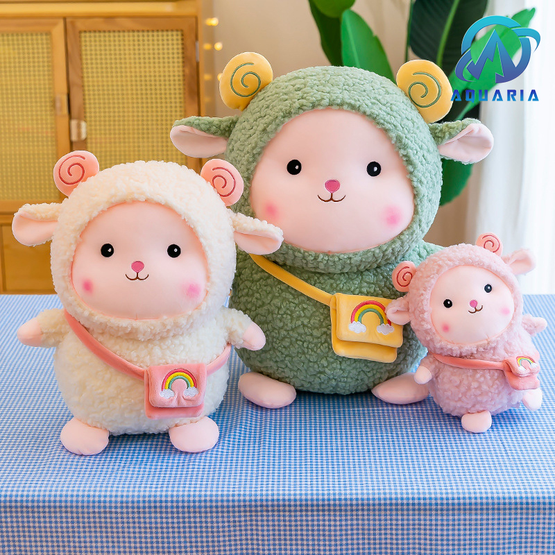 Thú Bông Cừu Đeo Túi Gối Ôm Siêu Dễ Thương Quà Tặng Siêu Hot