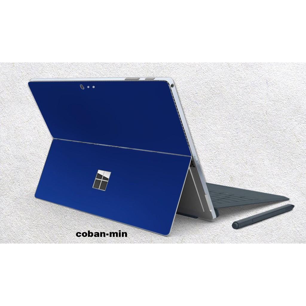 Skin dán Aluminum Chrome xanh dương coban mịn cho Surface 3 2015; Go, Go 2, Go 3; Pro 2 3 4 5 6 7 8 X