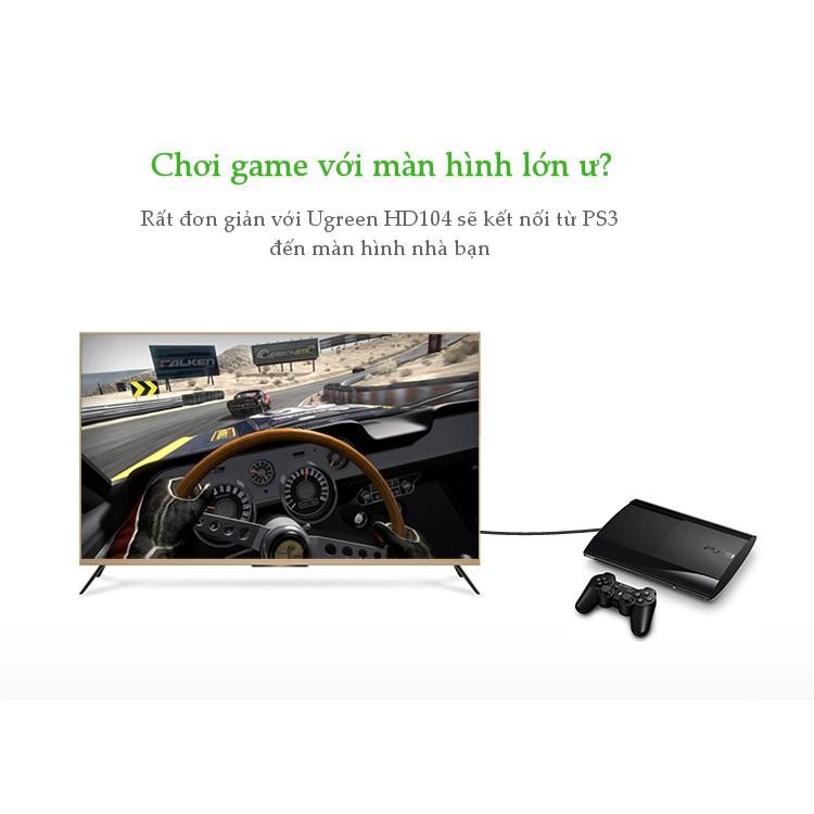 Cáp HDMI chuẩn 1.4 hỗ trợ Full HD 1080P Ugreen 10106 - Hàng chính hãng bảo hành 18 Tháng