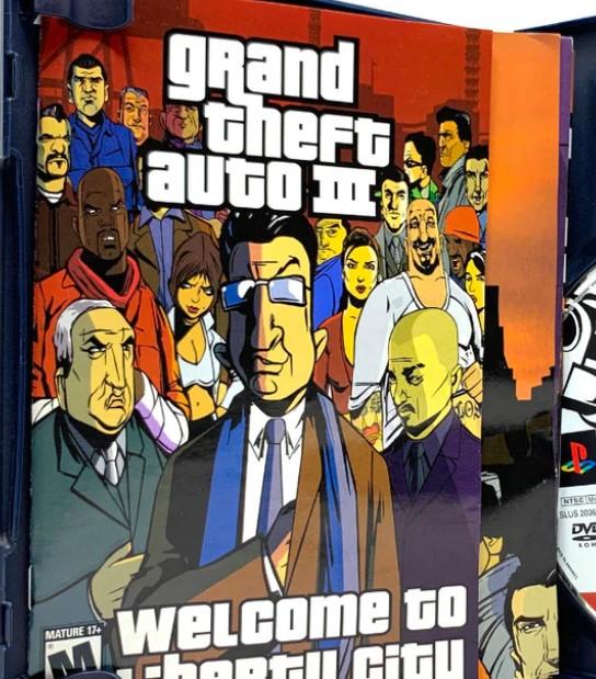 [HCM]Game grand theft auto 3 PS2