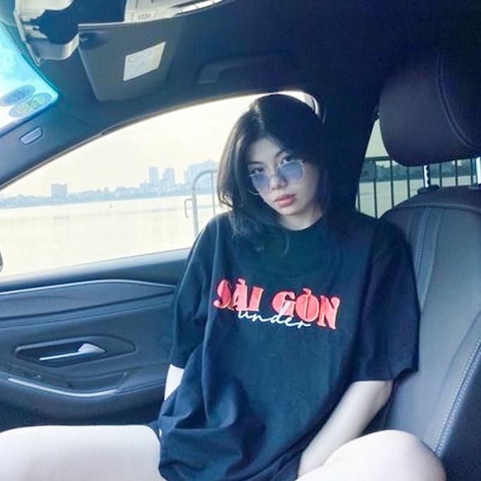 Áo thun Oversize MAYA SÀI GÒN UNDER form rộng tay lỡ cổ tròn unisex nam nữ vải cotton co giãn thoáng mát