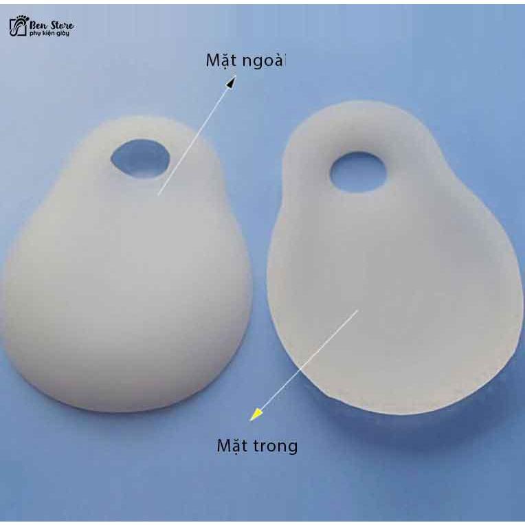 Cặp lót silicone bảo vệ xương ngón út, ngón cái, giảm đau ngón út, ngón cái khi mang giày #sil29