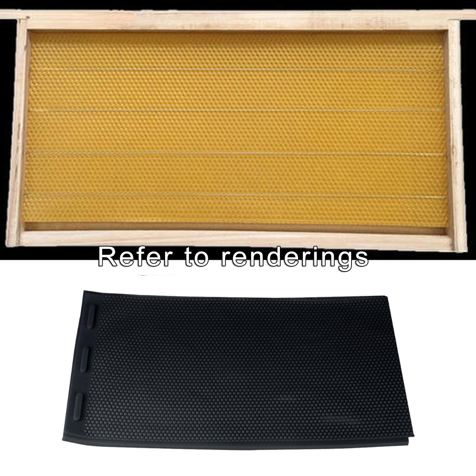 2PCS Bee Honey Sheets Beehive Wax Foundation Honeycomb Beekeeping Equipment Bee Comb Honey Frame Sheet Pad