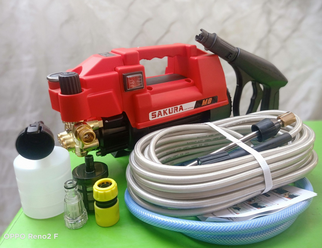Máy rửa xe gia đình,máy rửa xe sakura có chính áp