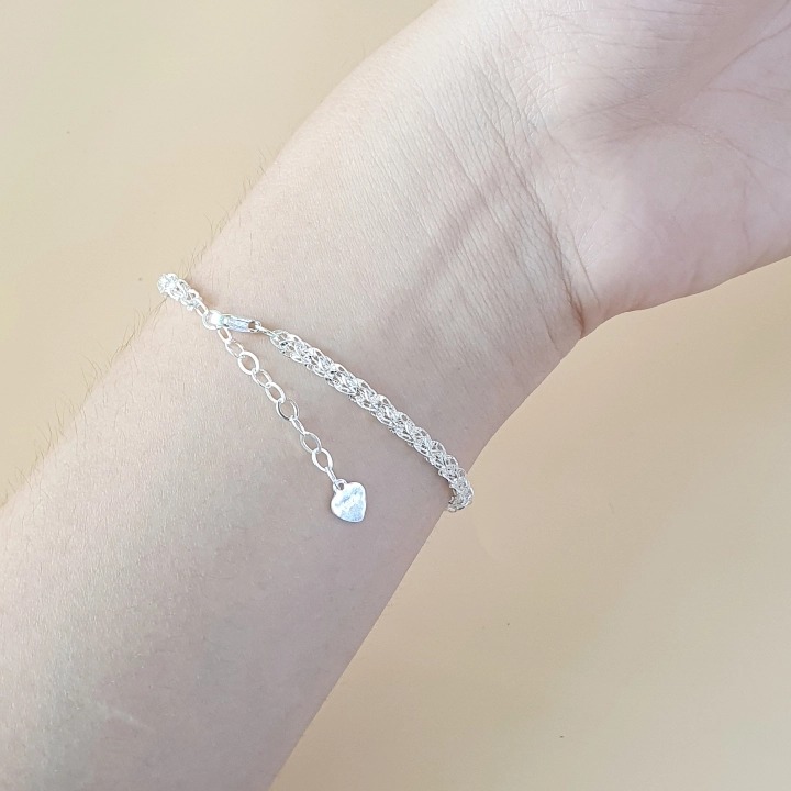 Vòng Tay Lắc Tay Nữ Bạc 925 Đuôi Phụng LTU559 BẠC HIỂU MINH