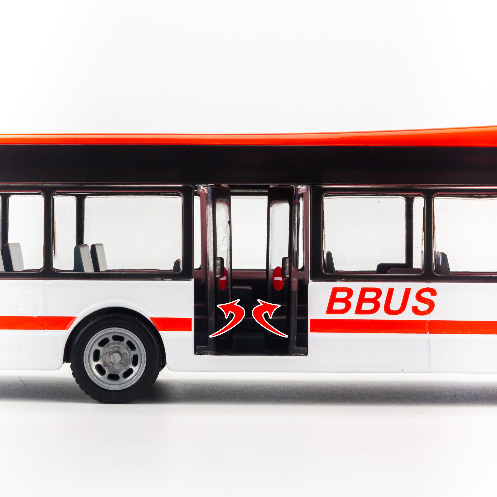 Mô hình xe Bus City long 19cm Bburago 18-32102