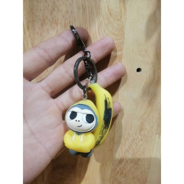 MÓC KHÓA CON KHỈ TRÁI CHUỐI CUTE