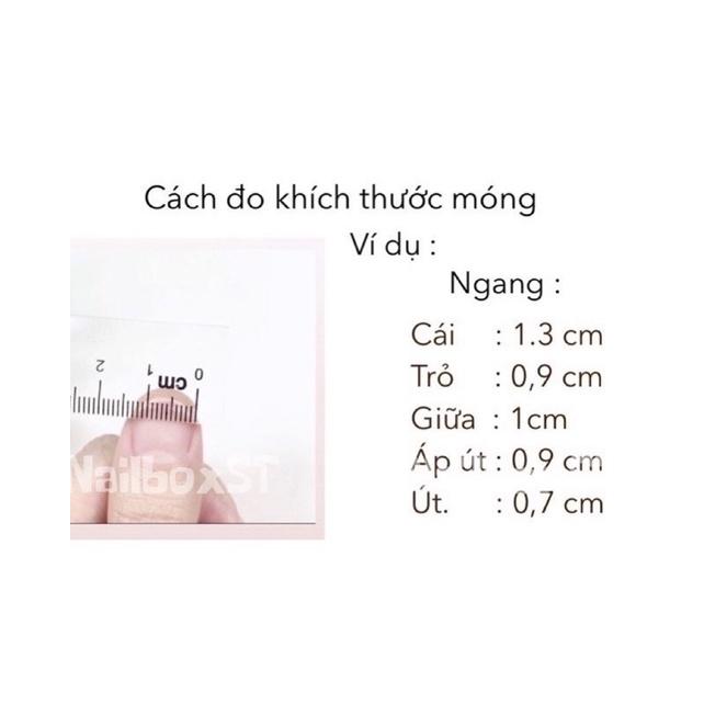 móng dán đính đá cầu vồng thiết kế