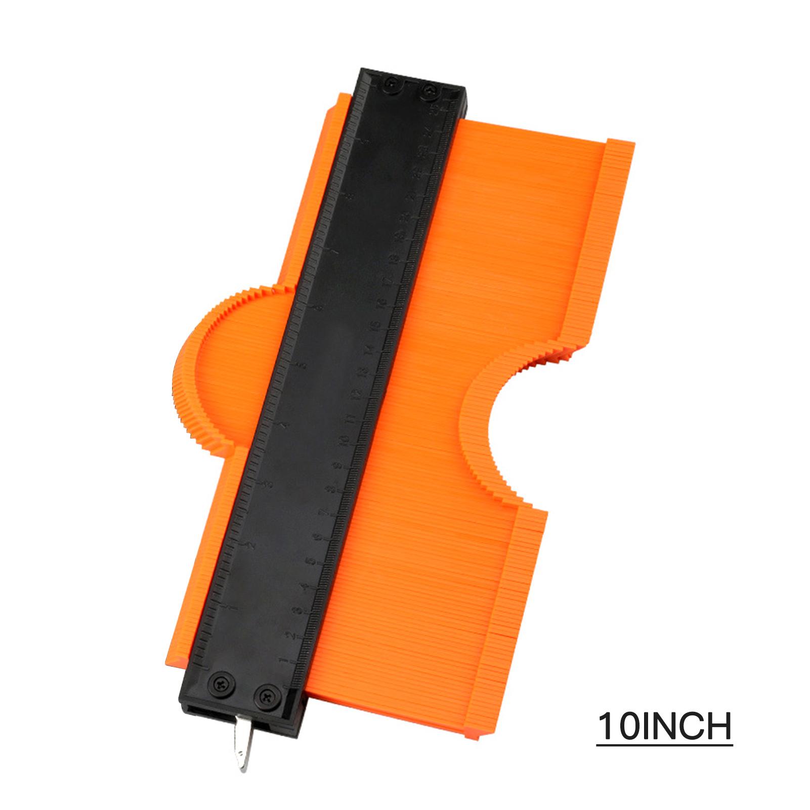 Thước sao chép hình dạng, đo đường viền đa năng, dụng cụ sao chép hình dạng 5,10 Inch