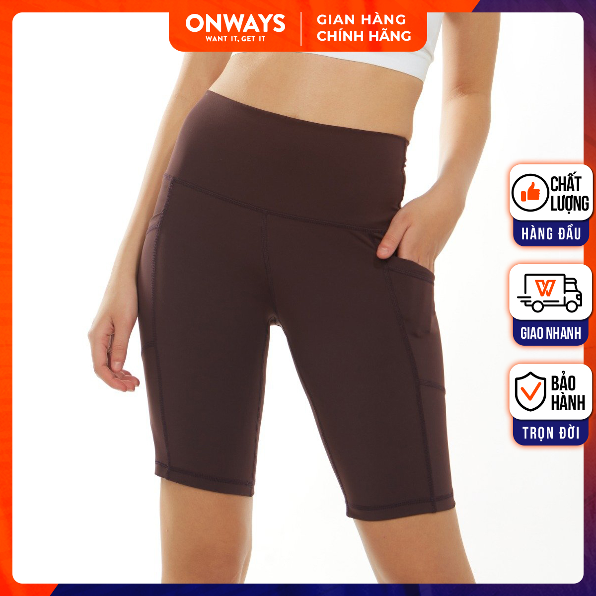 Quần Short Biker Túi Sườn ONWAYS