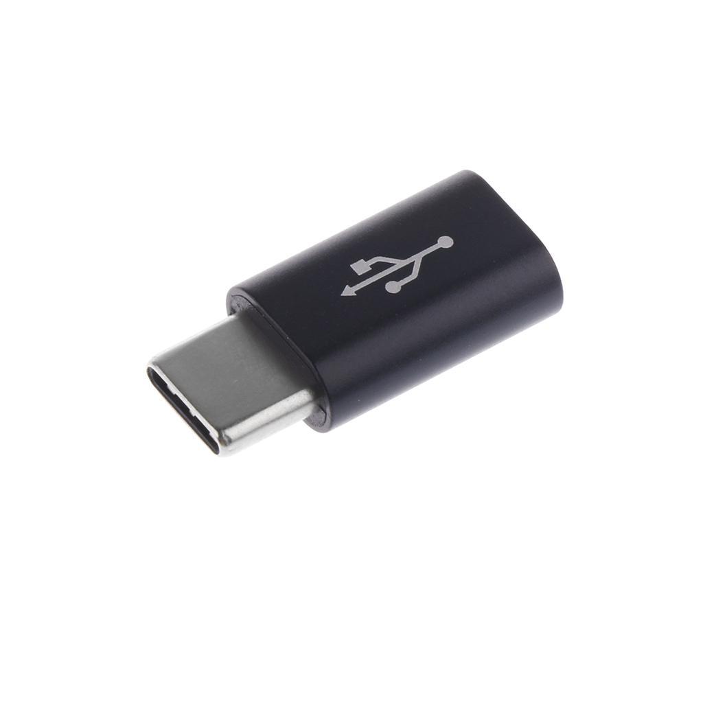 USB Type C Male Connector to Micro USB Female Converter Adapter