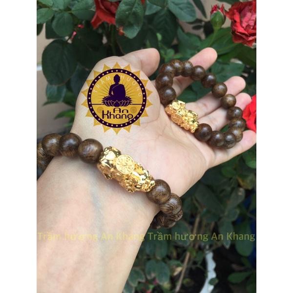 Vòng tay trầm hương tốc tự nhiên mix tuỳ hưu cao cấp