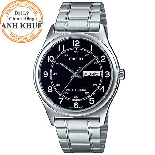 Đồng hồ nam dây kim loại chính hãng Casio Anh Khuê MTP-V006D-1B2UDF