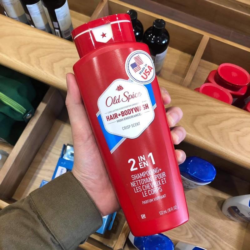 Sữa tắm &amp; gội 2IN1 Old Spice 2IN1 High Endurance 532ml
