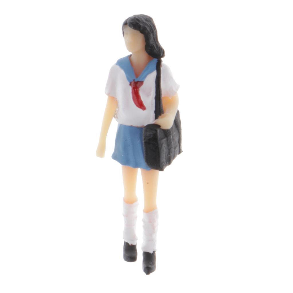 1:64 Hình Diorama Đồng Phục Cô Gái Thời Trang Nhật Bản