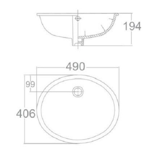 Chậu rửa âm bàn American VF-0496