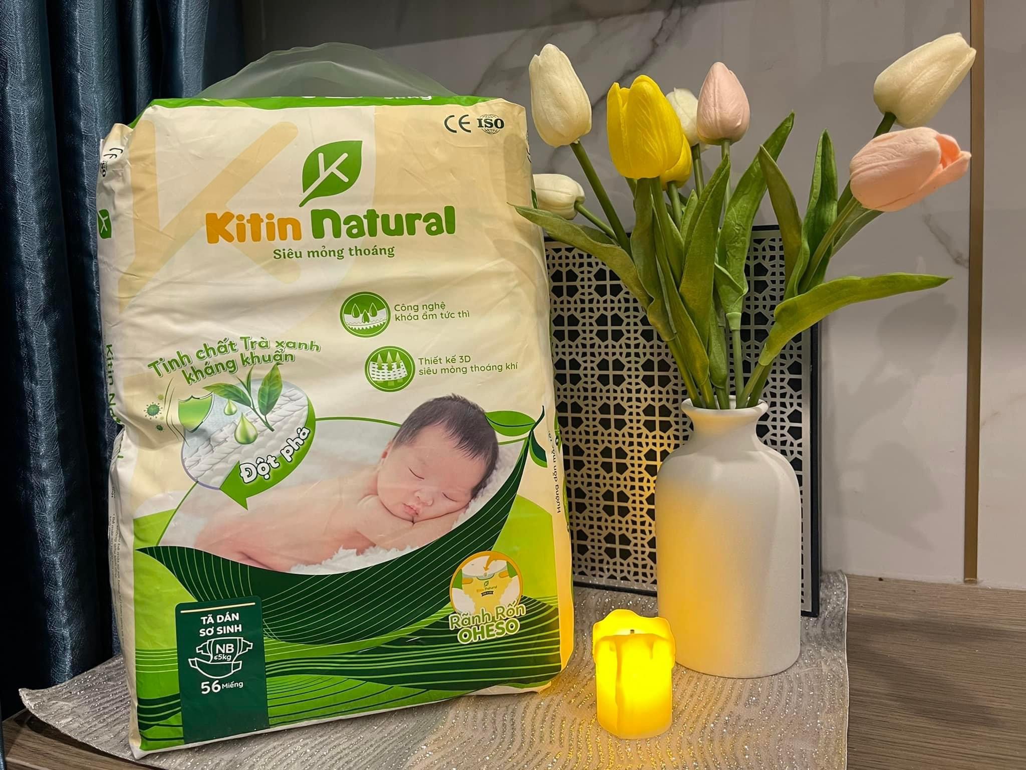 Tả sơ sinh Kitin Natural size NB56 (<5kg)