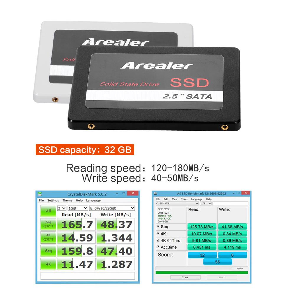 Ổ cứng thể rắn Arealer 2,5 inch SATA3.0 SSD có bộ nhớ tốc độ cao cho máy tính xách tay